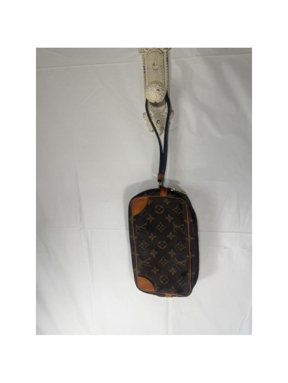Louis Vuitton LV Monogram Marly Dragonne PM Clutch Pouch bag handbag